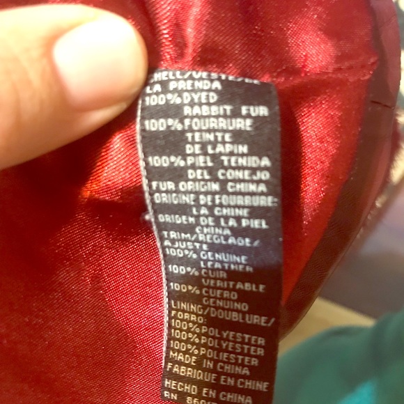 Bebe Fur and leather Moto Jacket - Picture 7 of 7